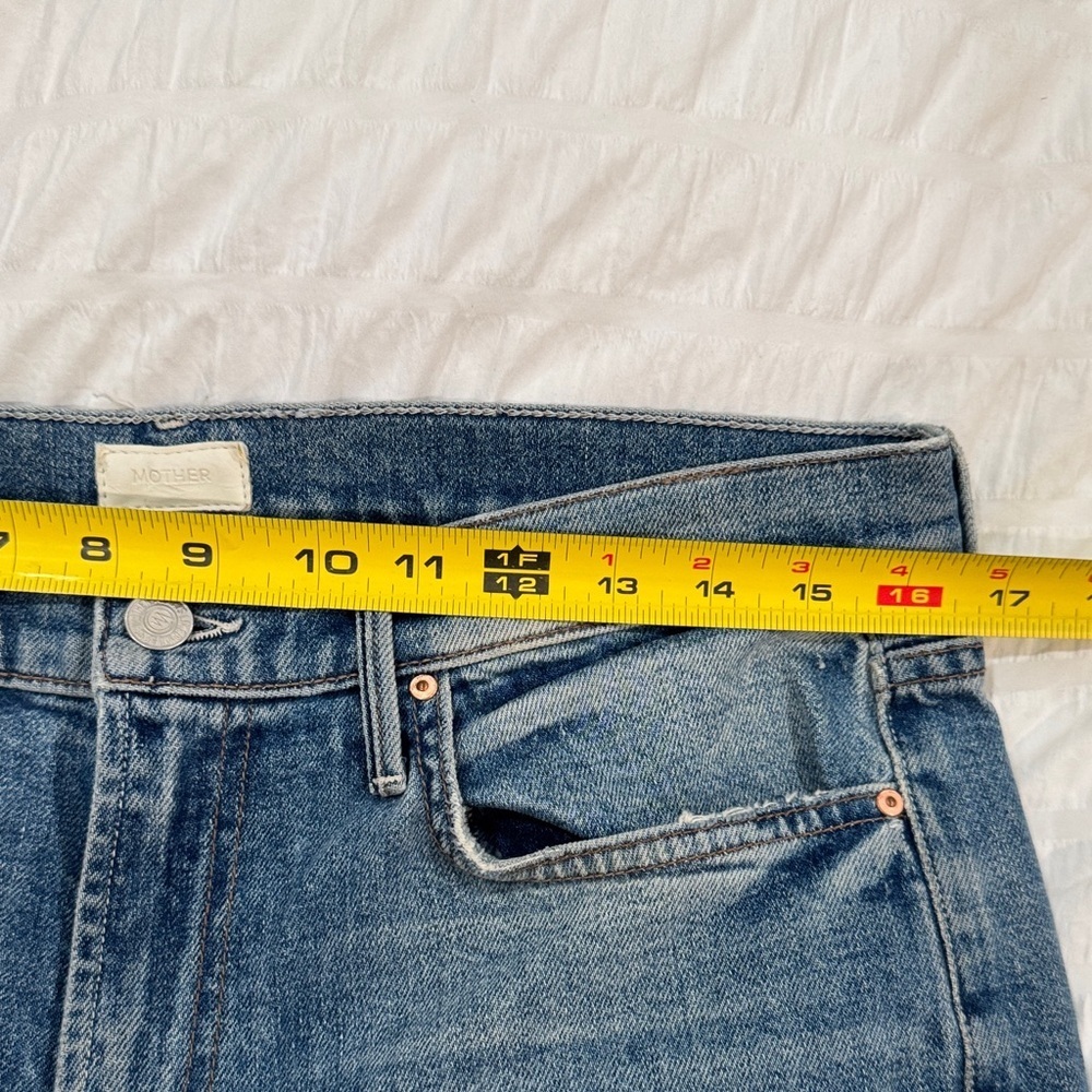 MOTHER The Flirt Cold Feet Denim Jeans Size 30 - Picture 9 of 16